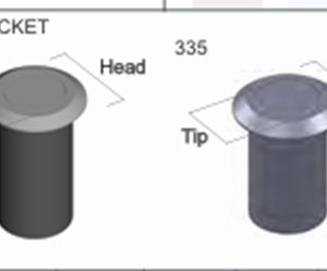 DIRT SOCKET 12mm NYL BODY 25mm HEAD PSS and DIRT SOCKET 16mm NYL BODY 32mm HEAD PSS