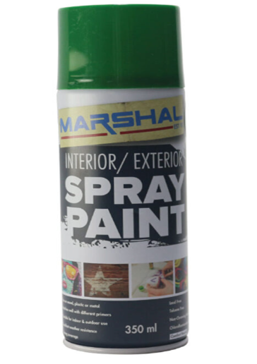 Spray Paint Green Irish 350ml Marshal