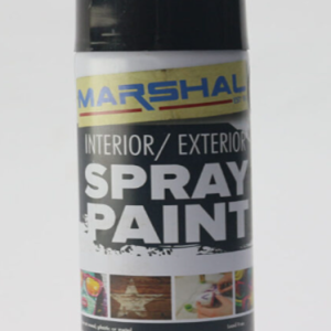 Spray Paint Matt Black 350ml Marshal