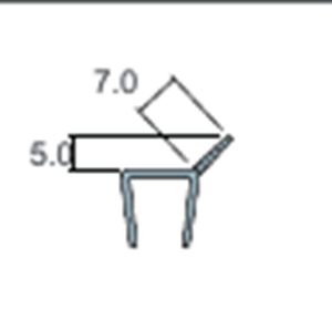 GLASS SEAL Side WIPE 10mm 3M,12mm 2.2M, 8mm 2.5M