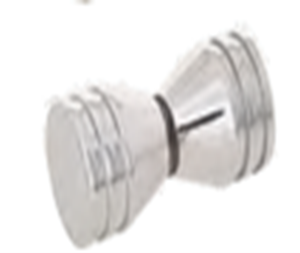 Shower knobs Chrome plated aluminum shower / glass door knobs SK6