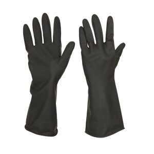 BLACK INDUSTRIAL GLOVES - Small, Medium, Large and X-Large