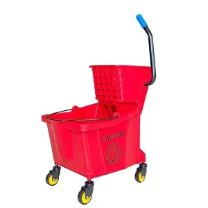B-LINE 36lt BUCKET & WRINGER - Blue, Green, Red and Yellow
