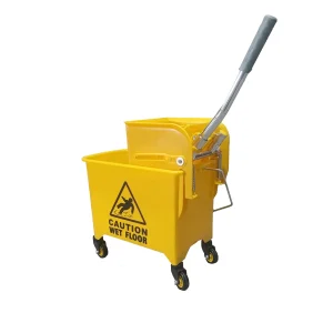 B-LINE 20lt BUCKET & WRINGER - Blue, Green, Red and Yellow (300g mop max)