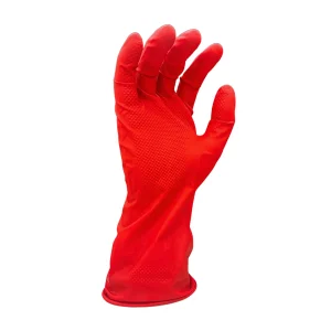 RED HOUSEHOLD GLOVES - MEDIUM and LARGE