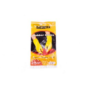 YELLOW HOUSEHOLD GLOVES - Small, Medium, Large and X-Large