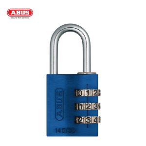 PADLOCK ABUS 30MM COMBINATION RESET BLUE, GREEN, RED and YELLOW BLISTER