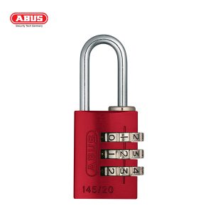 PADLOCK ABUS 20MM COMBINATION RESET BLUE, GREEN, RED and YELLOW BLISTER