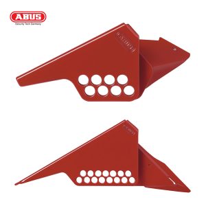 LOCKOUT ABUS BALL VALVE 90X52X63MM RED and 140X125X122MM RED