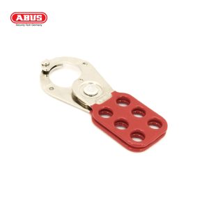 HASP ABUS SAFETY LOCKOUT RED 45MM SMALL and HASP ABUS SAFETY LOCKOUT RED 60MM LARGE