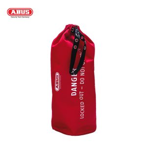 LOCKOUT ABUS PANEL SMALL and LARGE BAG RED