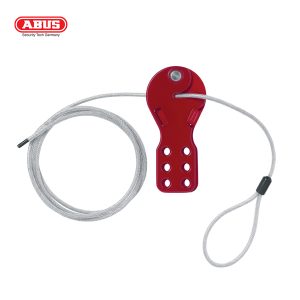 LOCKOUT ABUS STD CABLE HASP 1 METER RED, 2 METER RED, 3 METER RED and  5 METER RED