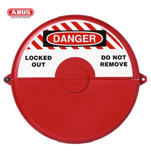 LOCKOUT ABUS VALVE 121X80X36MM RED,185X142X51MM RED,225X181X61MM RED,319X277X77MM RED and 406X364X77MM RED