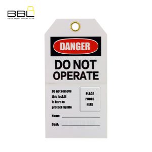 LOCKOUT TAG BBL SELF LAM PHOTO