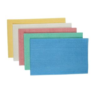 SPUNLACE CLOTH HD - 30cm x 50cm - 50 p/p 65 gsm BLUE, GREEN, RED, WHITE, YELLOW AND ORANGE