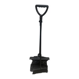 LONG HANDLE PLASTIC SCOOP with BROOM - HOODED
