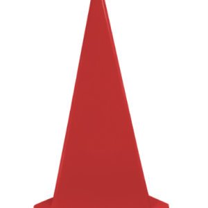 Cone Triangle 100cm BLUE, BLACK, GREEN, GREY, LIME, ORANGE, PINK, RED, WHITE AND YELLOW