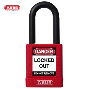 ABUS 74 Series Industrial Safety Padlock 74/40/BLACK/ BLUE/BROWN/GREEN/GREY/ORANGE/RED/WHITE BOXED