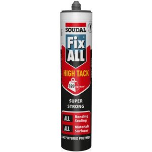 Fix ALL High Tack Product description Hybrid polymer sealant adhesive Boxes off 5,10 or 48