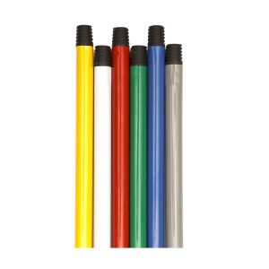HANDLE ONLY - POWDER COATED METAL THREAD 1.2m x 22mm - GREY, BLUE, GREEN, RED, WHITE AND YELLOW
