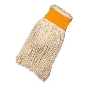 PROMOP 400g FAN MOP HEAD - 90mm webbing BLACK, BLUE, GREEN, RED, WHITE, YELLOW AND ORANGE