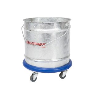 GEERPRES ECONO BUMPER BUCKET ON CASTORS - 28L