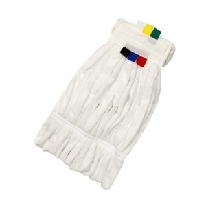 MICROFIBRE FAN MOP HEAD ONLY - WHITE - LINT FREE WITH TAGS