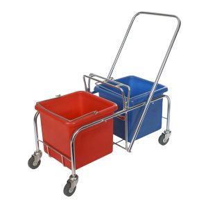 CHINESE DOUBLE TROLLEY - FRAME ONLY ***EXCLUDING BUCKET(S)***