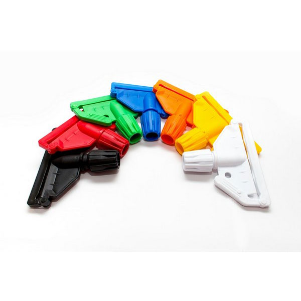 FAN MOP HOLDER PLASTIC CLIP ONLY Black, Blue, Green, Red, Yellow, White and Orange