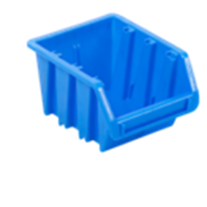 EEZEESTOR BIN 2 - Black, Blue, Clear, Green, Grey, Orange, Red and Yellow - 135L X 105W X 75H