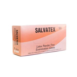 LATEX EXAM GLOVES POWDER-FREE - SMALL, MEDIUM AND LARGE - BOX OF 100