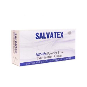 NITRILE EXAM GLOVES POWDER-FREE - SMALL, MEDIUM AND LARGE - BOX OF 100