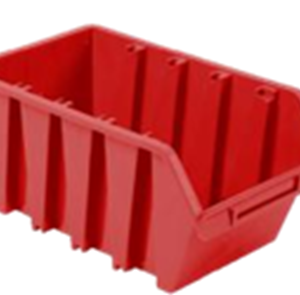 EEZEESTOR BIN 7 - Black, Blue, Clear, Green, Grey, Orange, Red and Yellow - 275L X 205W X 180H