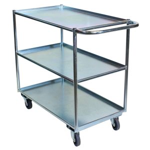 Small stock picker, 2 tier	900mm x 520mm x 900mm H/  3 tier-900mm x 520mm x 900mm H/ Large stock picker, 2 tier-1100mm x 610mm x 1220mm / 3 tier-1100mm x 610mm x 1220mm