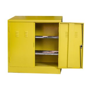 Hazardous Cabinet Hazcab2-Yellow -900hx900wx450d