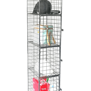 Wire Mesh Locker - 4 Door Wire Mesh Locker - 1800H x 300W x 450D
