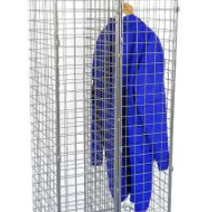 Wire Mesh Locker Double - 2 Door Double (1H/2W) Wire Mesh Locker - 1800H x 600W x 450D