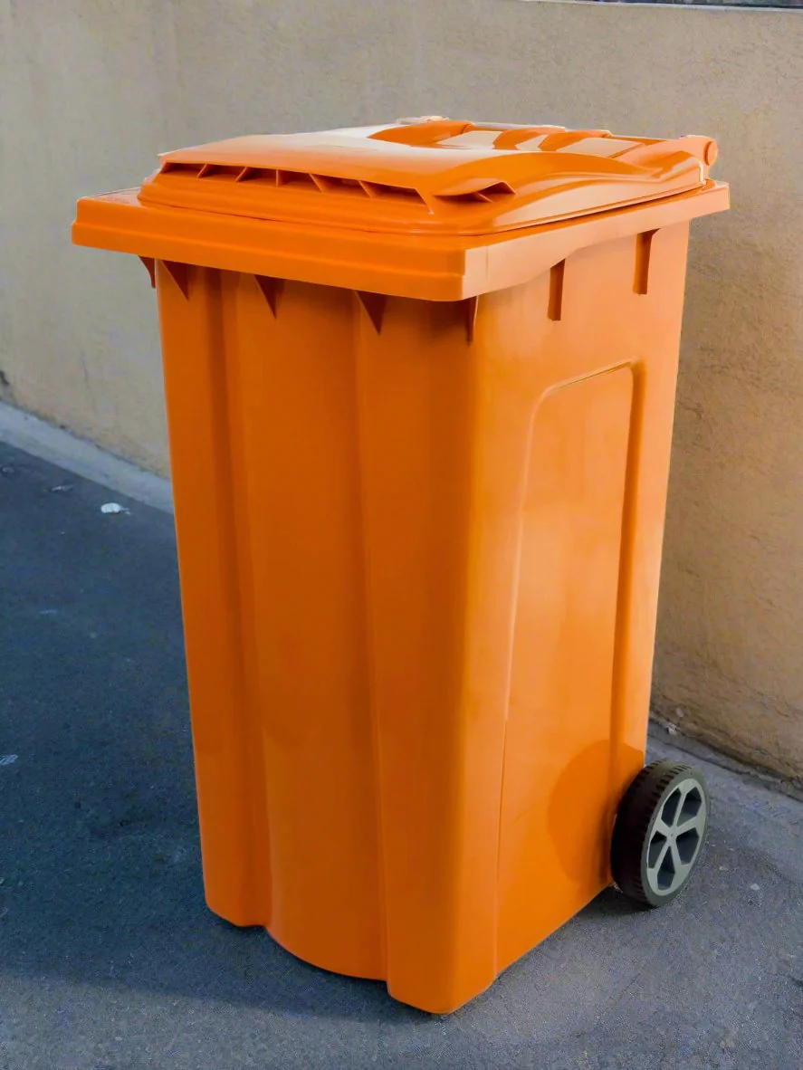 Wheelie bins 240L -72.5 x 58.0 x 108.0cm Black, Blue, Red, Yellow, Orange, White, Grey and Green LB046 - Image 2