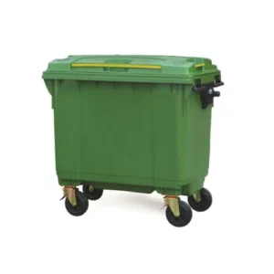 Mobile Wheelie Bin Virgin – Green, Yellow, Blue, Red, Grey and Orange – 660L