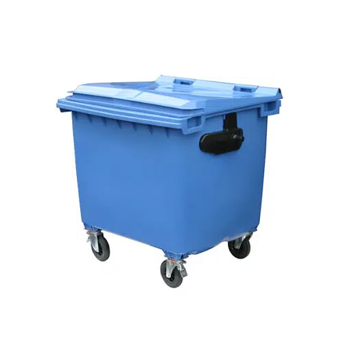 Mobile Wheelie Bin Virgin – Green, Blue, Grey, Yellow and Red – 1100L