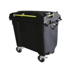 Mobile Wheelie Bin Virgin – Black – 1100L