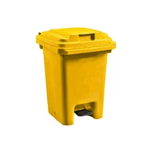 Pedal Bin Yellow, Green and Black – 60L