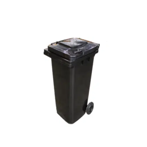 Wheelie Bin Black – 120L