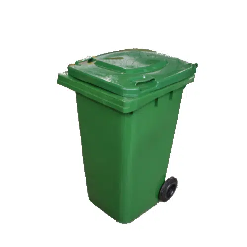 Wheelie Bin Virgin Blue, Green, Grey, Orange, Red, White and Yellow – 240L